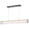 Nuvo Vale, 43 Inch LED Island Pendant, Matte Black, Silk Screened Acrylic Lens 62/2041 - alternate 6